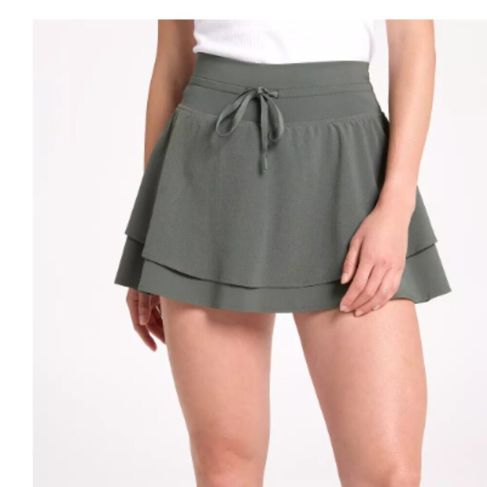 DSG Women's Knit Waistband Stride Skort NWT size XXL Green